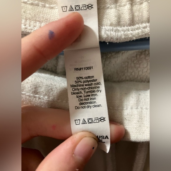 AK STARFISH CO WHITE JOGGERS - Picture 3 of 4